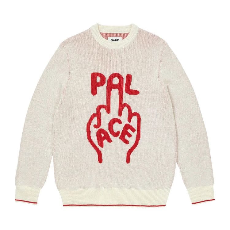 Palace Finger Up Knit White