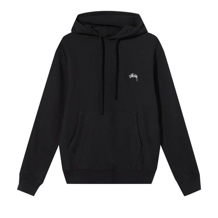 Stussy Stock Logo Hoodie Black
