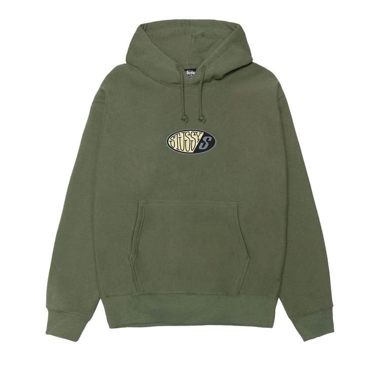 Stussy Pitstop Hoodie Olive