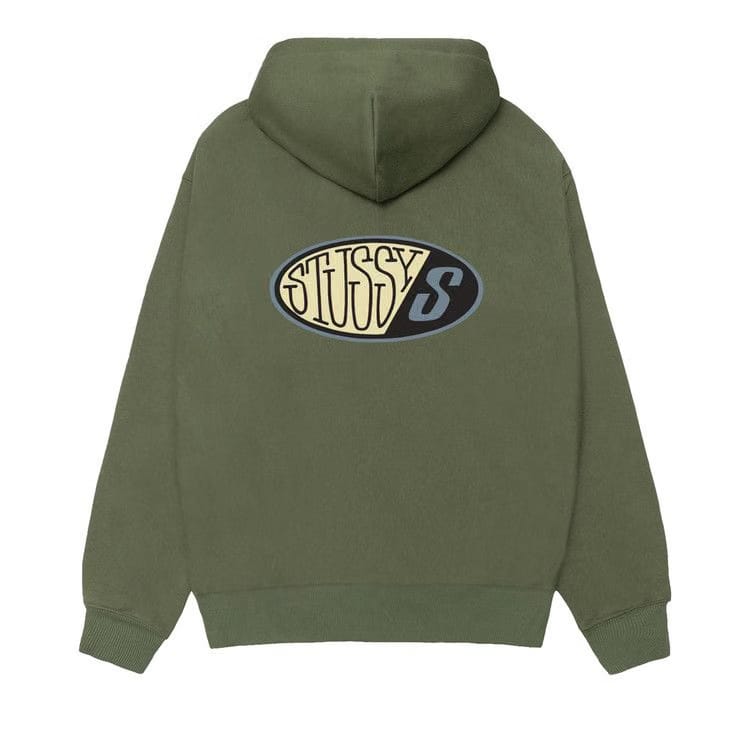 Stussy Pitstop Hoodie Olive