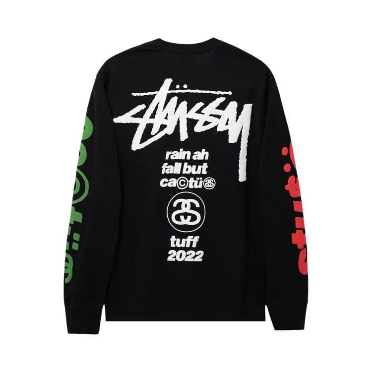 Stussy x Cactus Plant Flea Market Sport Long-Sleeve T-Shirt Black