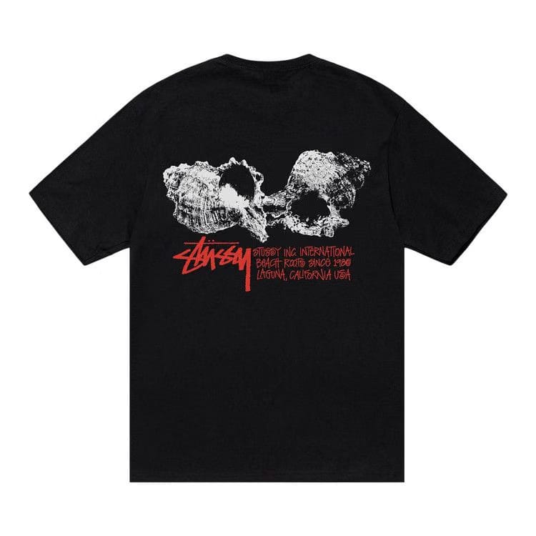 Stussy Shells T-Shirt Black