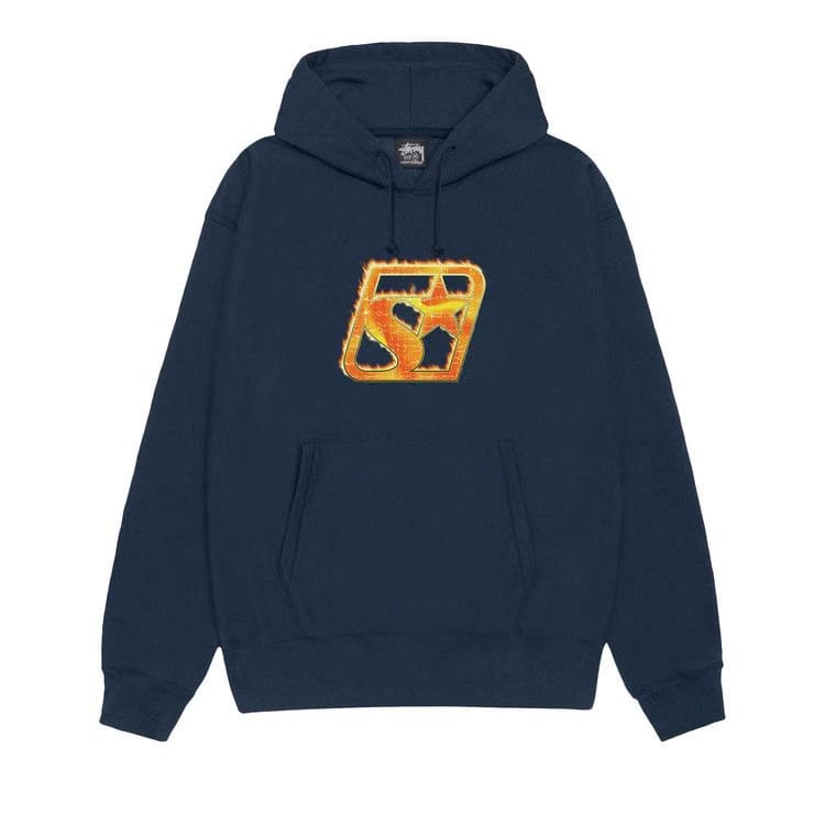 Stussy Blaze Hoodie Navy
