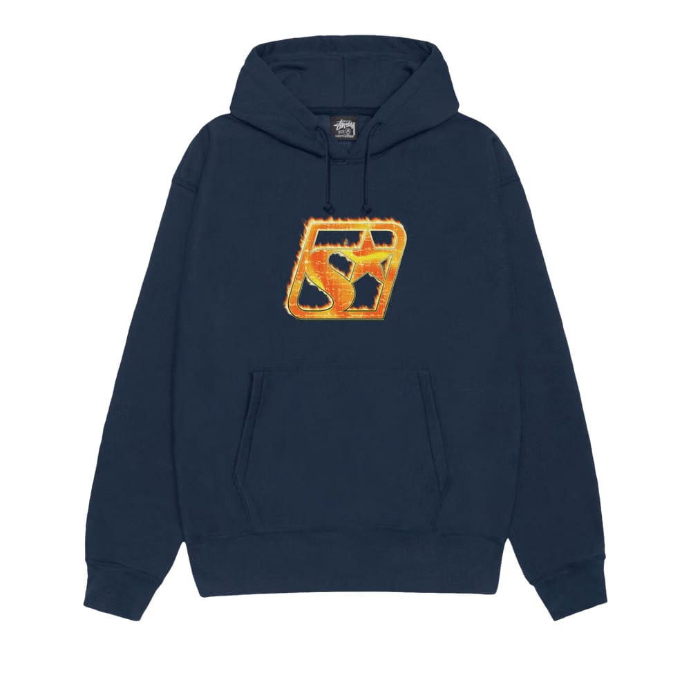 Stussy Blaze Hoodie Navy