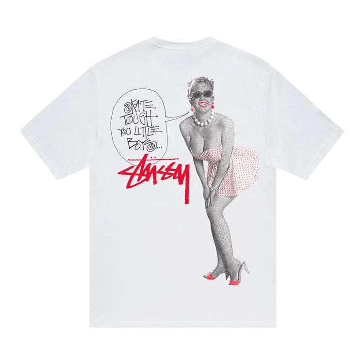 Stussy Skate Tough T-Shirt White