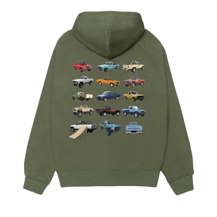 Stussy Pickup Zip Hoodie Olive