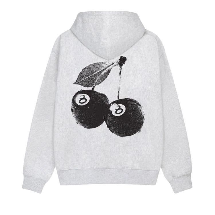 Stussy Cherries Hoodie Ash Heather