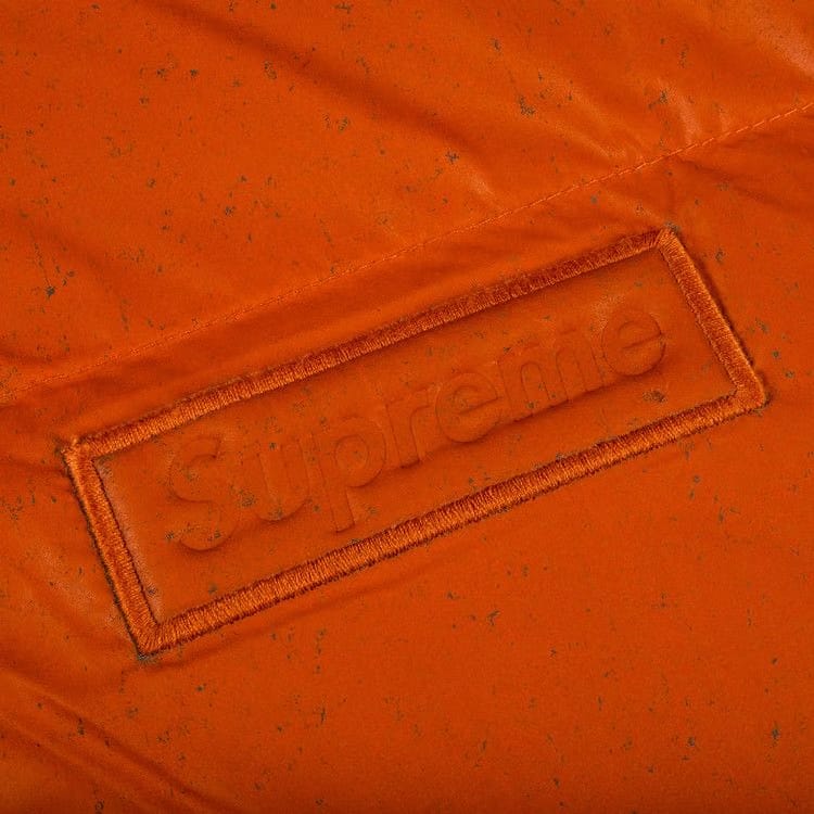 Supreme Reflective Speckled Down Jacket Orange