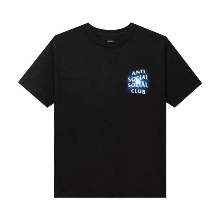 Anti Social Social Club Pain Glow In The Dark T-Shirt Black