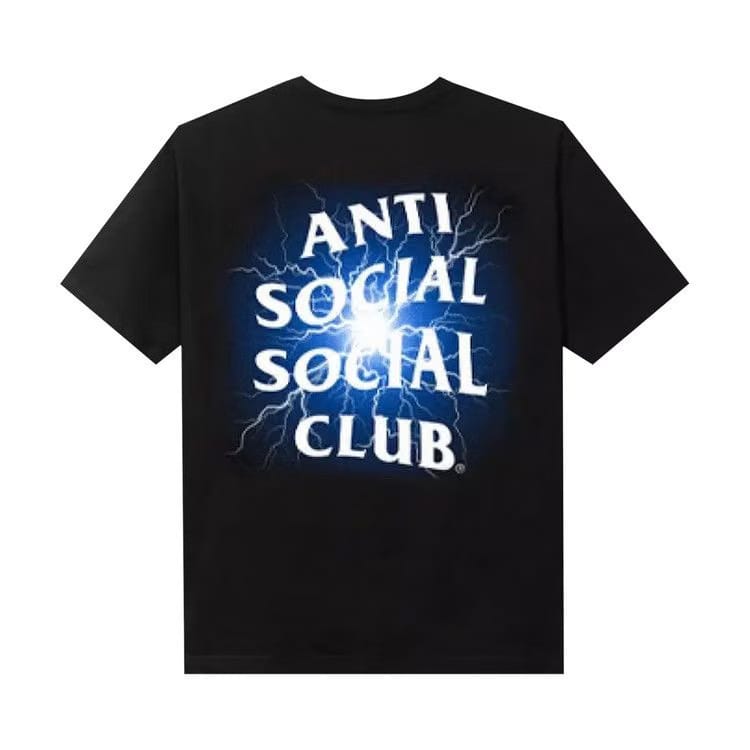 Anti Social Social Club Pain Glow In The Dark T-Shirt Black