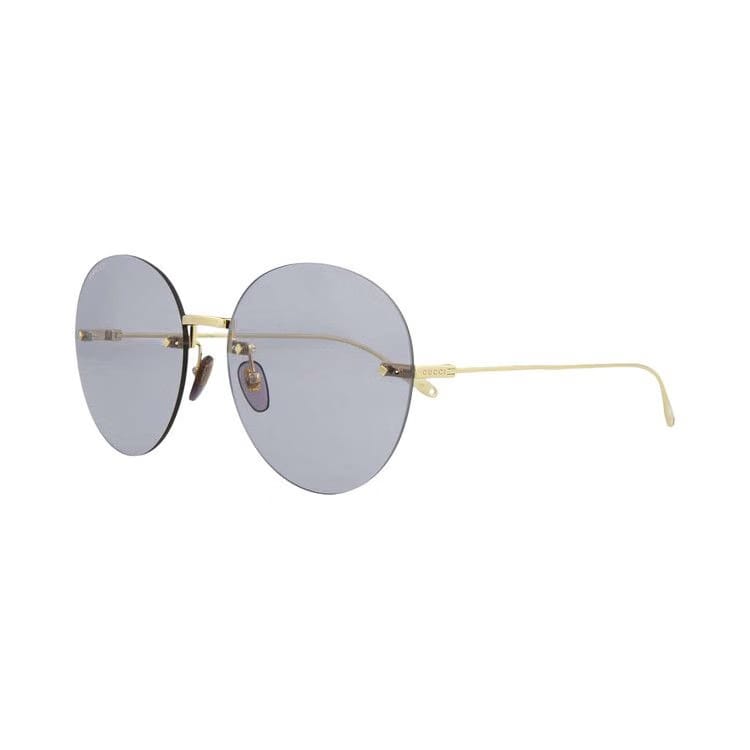 Gucci Round Sunglasses Gold/Violet