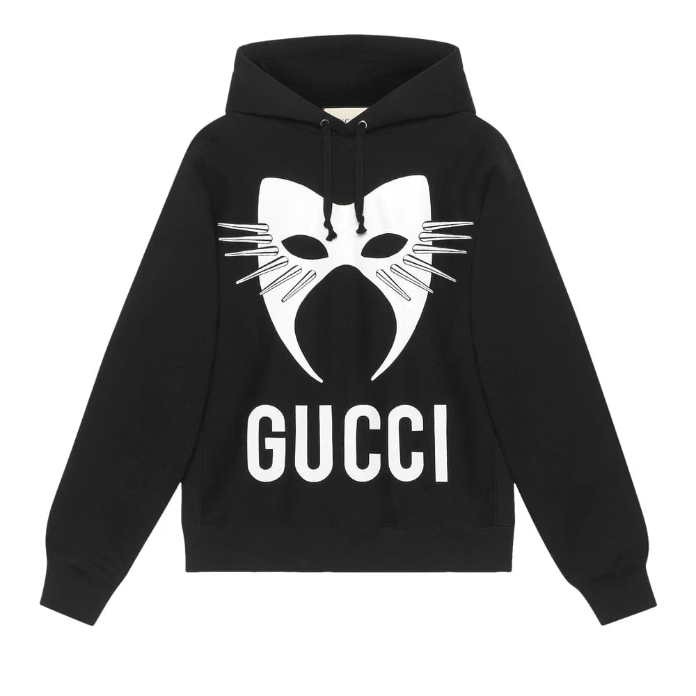 Gucci Manifesto Oversize Sweatshirt Black