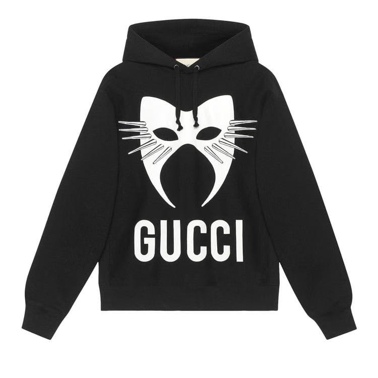 Gucci Manifesto Oversize Sweatshirt Black