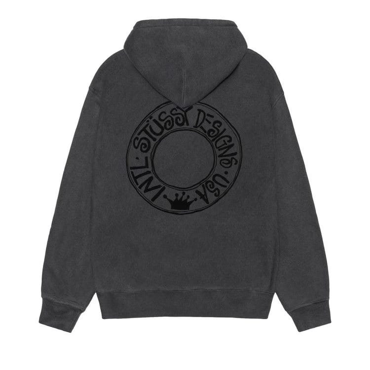Stussy Pigment Dyed Buana Hoodie Black