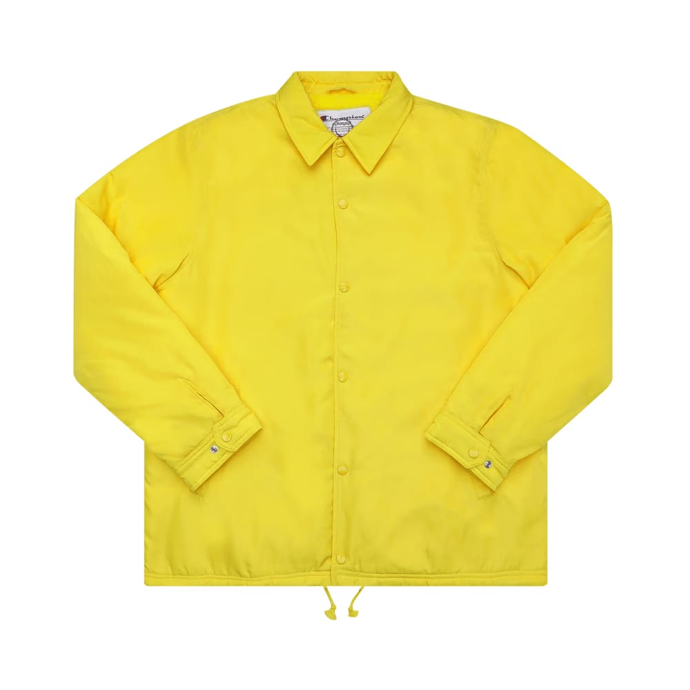 Supreme x Champion Label Coaches Jacket Yellow