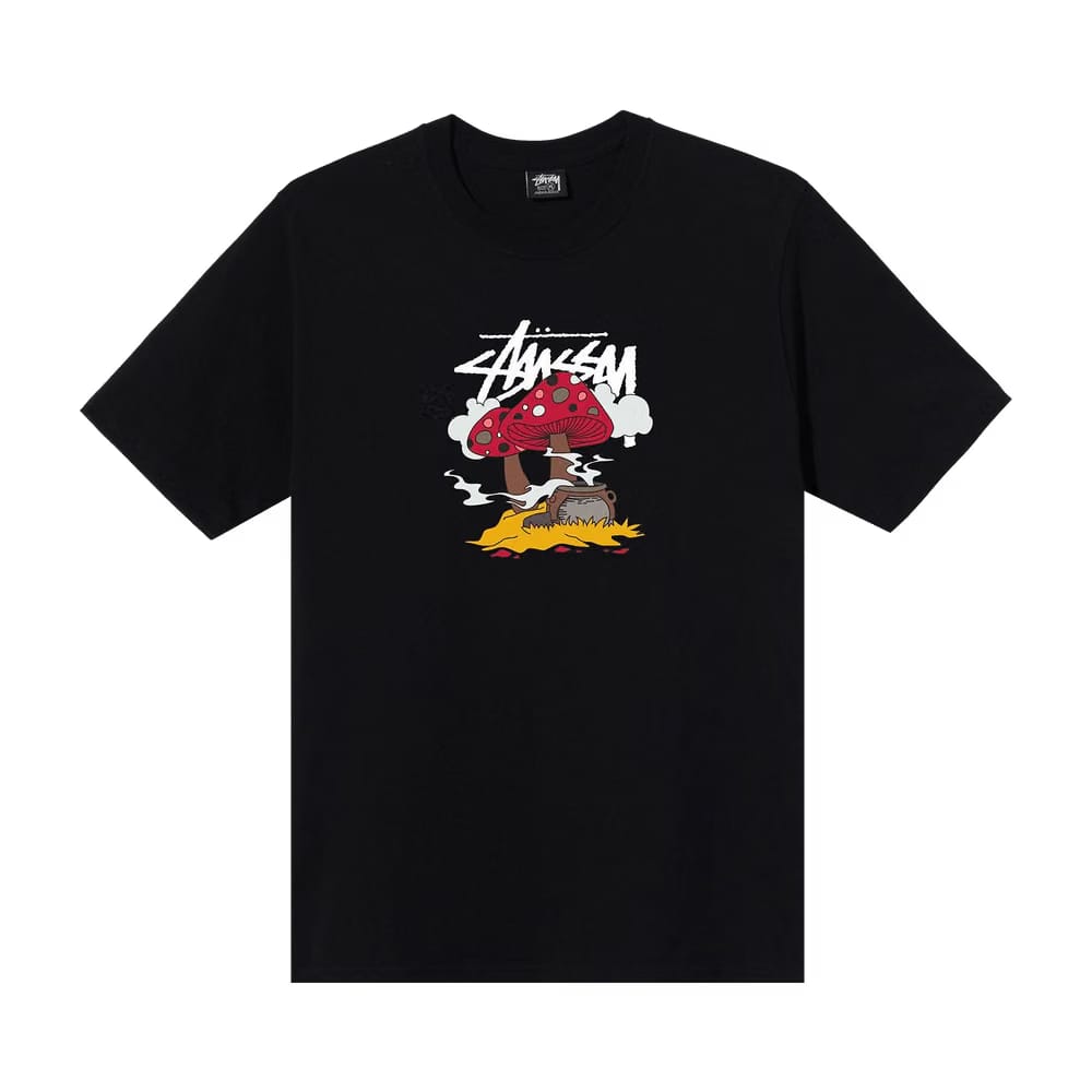 Stussy Something's Cookin' T-Shirt Black