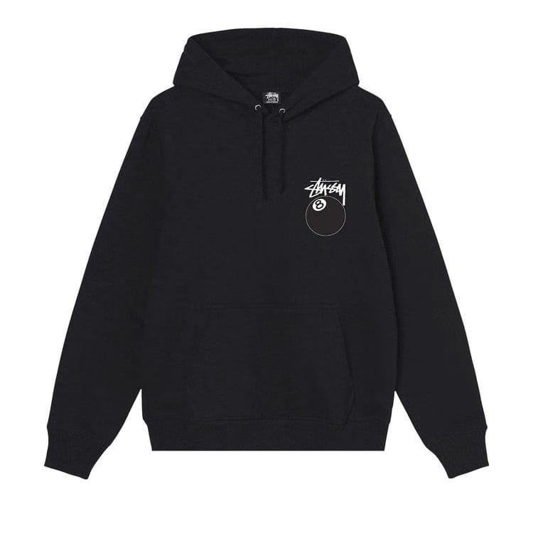 Stussy 8 Ball Hood Black