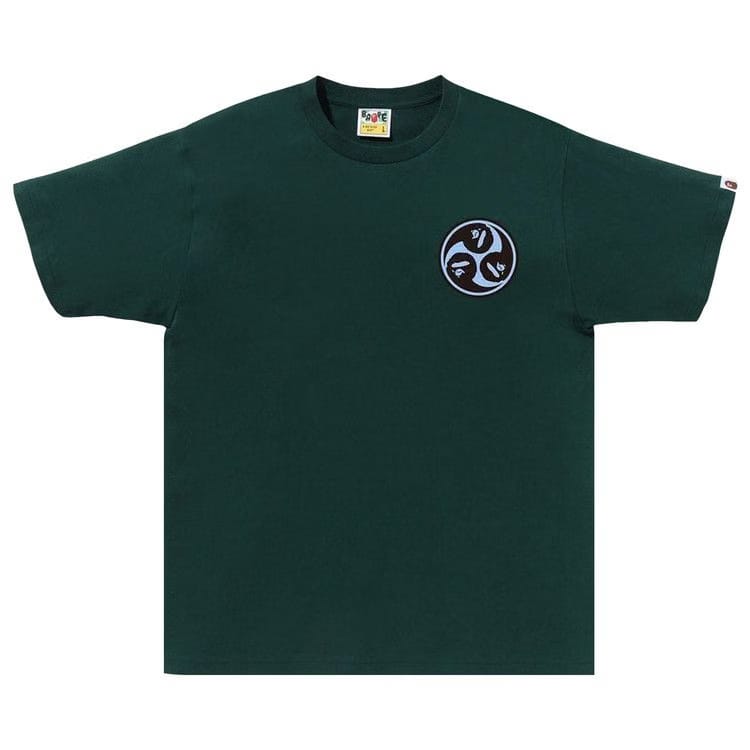 BAPE Japan Culture Mitsudomoe T-Shirt Green