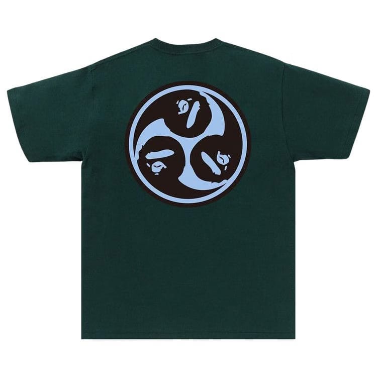 BAPE Japan Culture Mitsudomoe T-Shirt Green