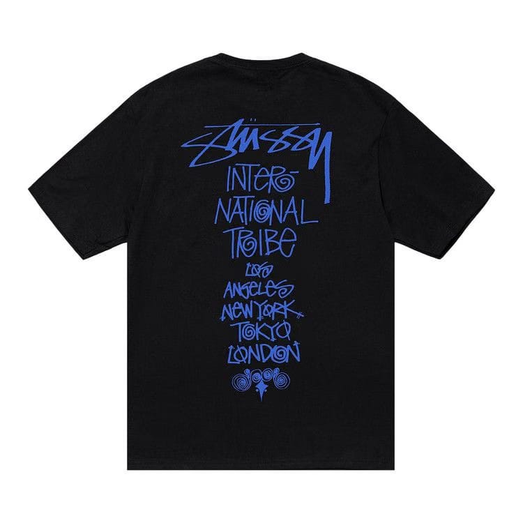 Stussy Tribe Stack T-Shirt Black