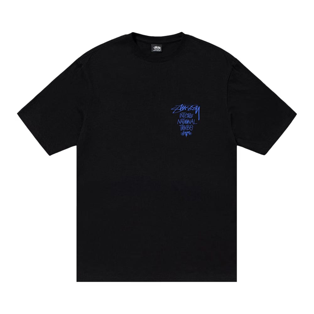 Stussy Tribe Stack T-Shirt Black