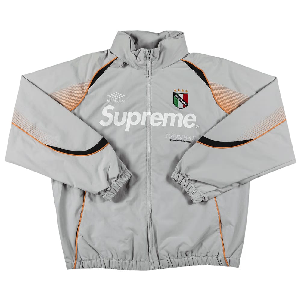 Supreme x Umbro Track Jacket Grey