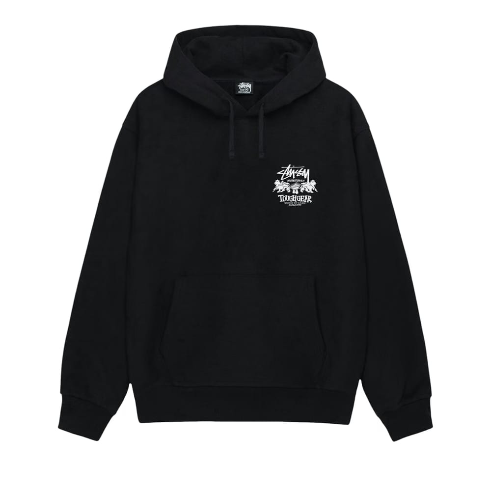 Stussy Tough Gear International Hoodie Black