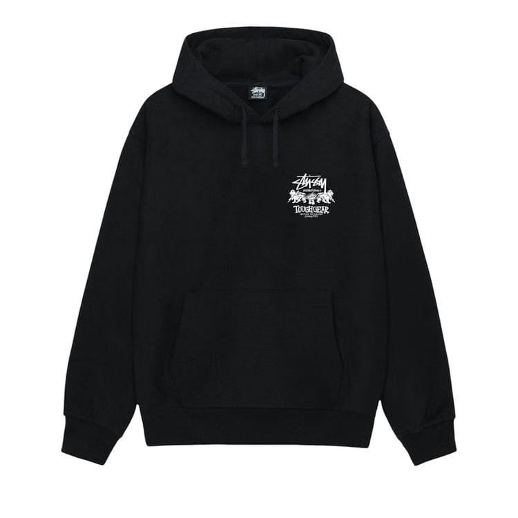 Stussy Tough Gear International Hoodie Black