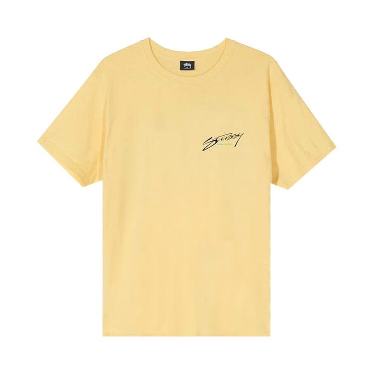 Stussy New Wave Designs T-Shirt Yellow