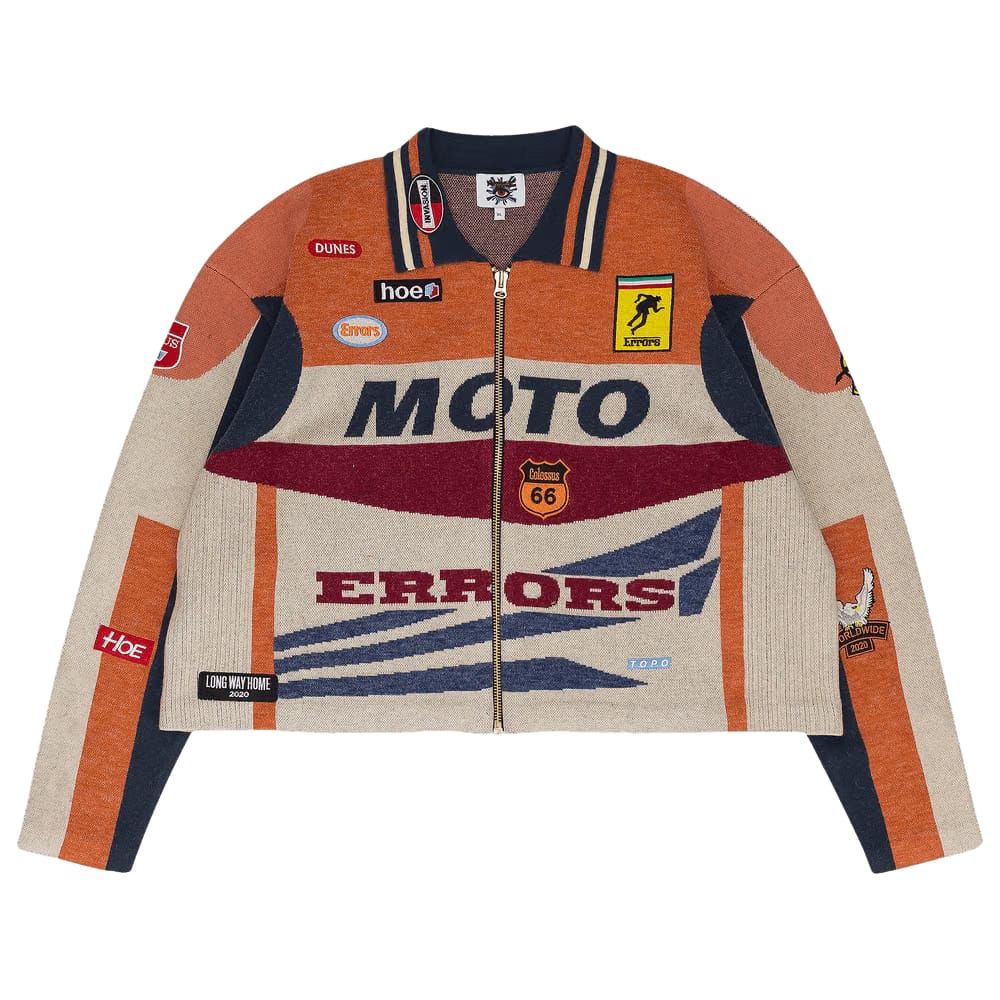 HOUSE OF ERRORS Moto Track Jacket 'Orange'