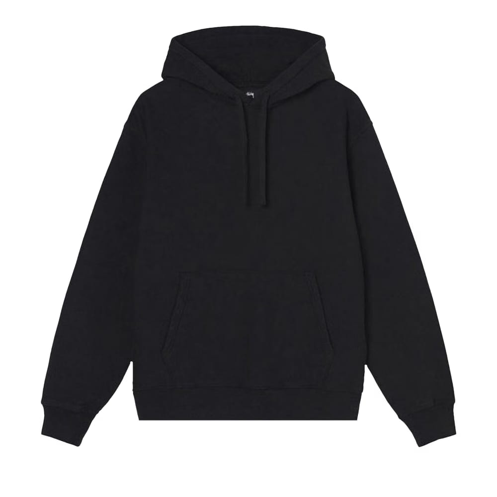 Stussy Back Hood Appliqué Hood Black