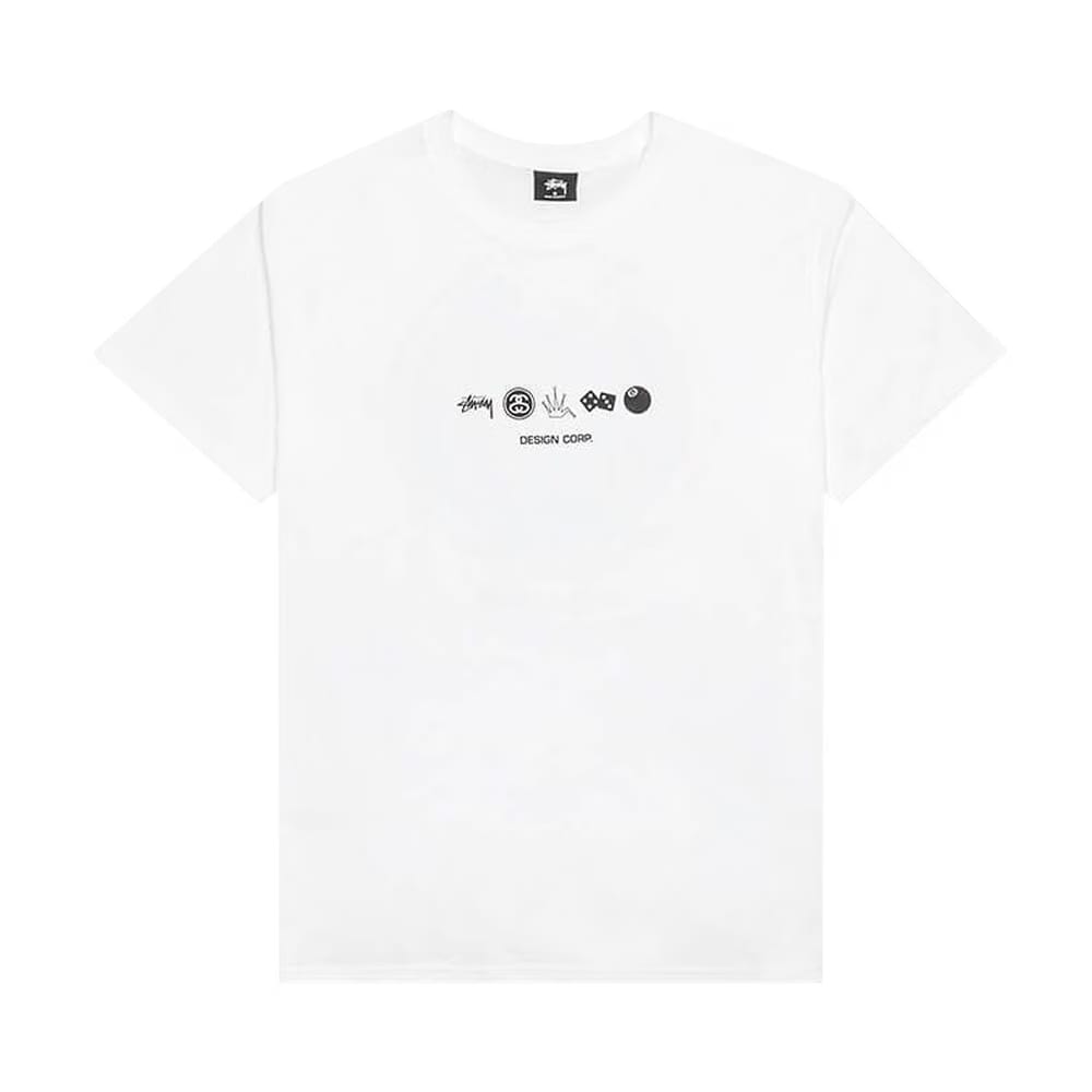 Stussy Global Design Corporate T-Shirt White