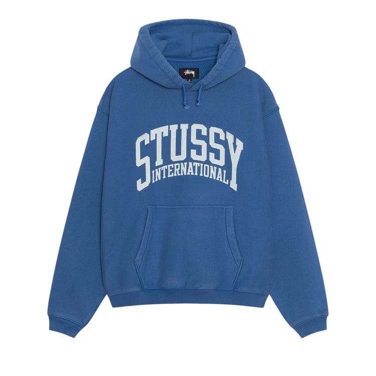 Stussy Relaxed International Hoodie Blue