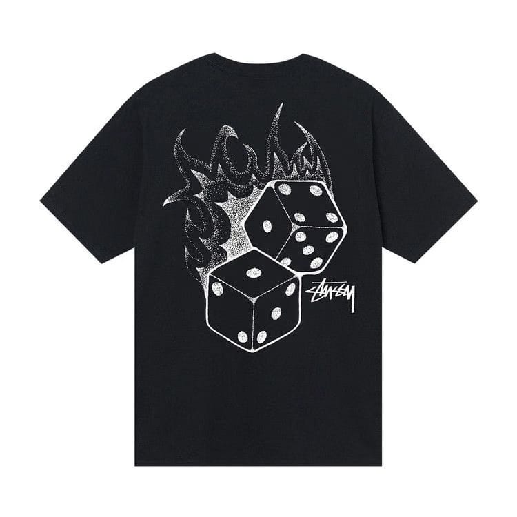 Stussy Fire Dice T-Shirt Black
