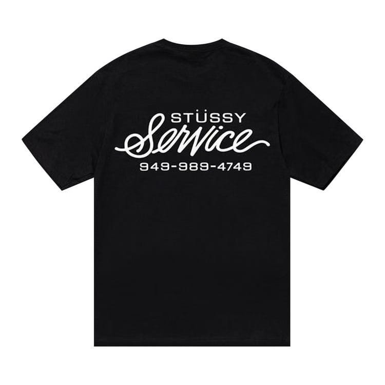Stussy Service T-Shirt Black