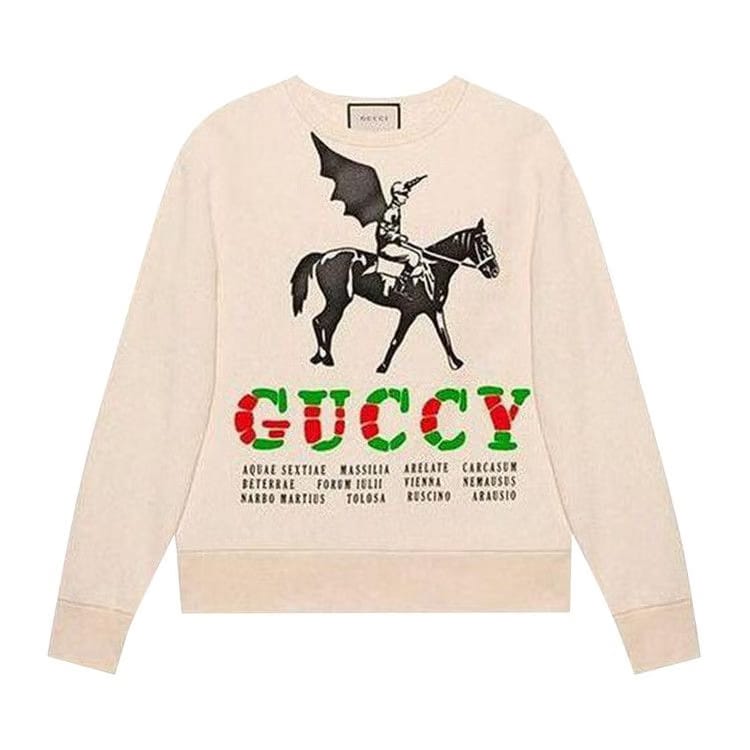 Gucci Crewneck Sweatshirt Natural/Multicolor