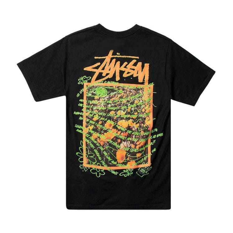 Stussy Super Bloom T-Shirt Black
