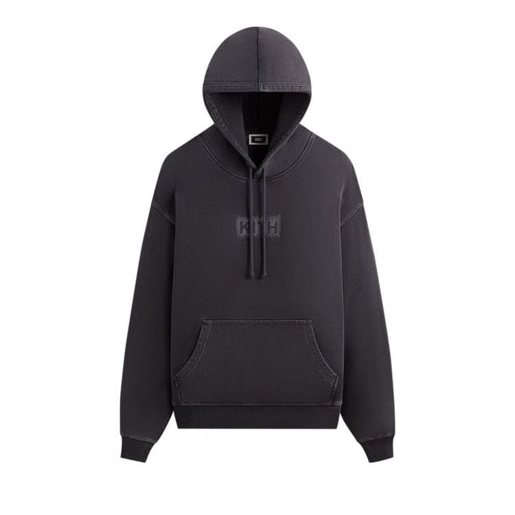 Kith Stitch Classic Logo Nelson Hoodie Black