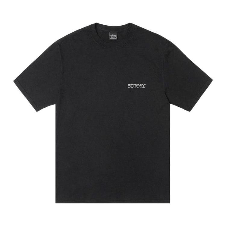 Stussy Jumbo T-Shirt Pigment Dyed Black
