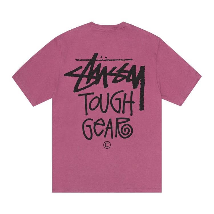 Stussy Tough Gear T-Shirt Berry