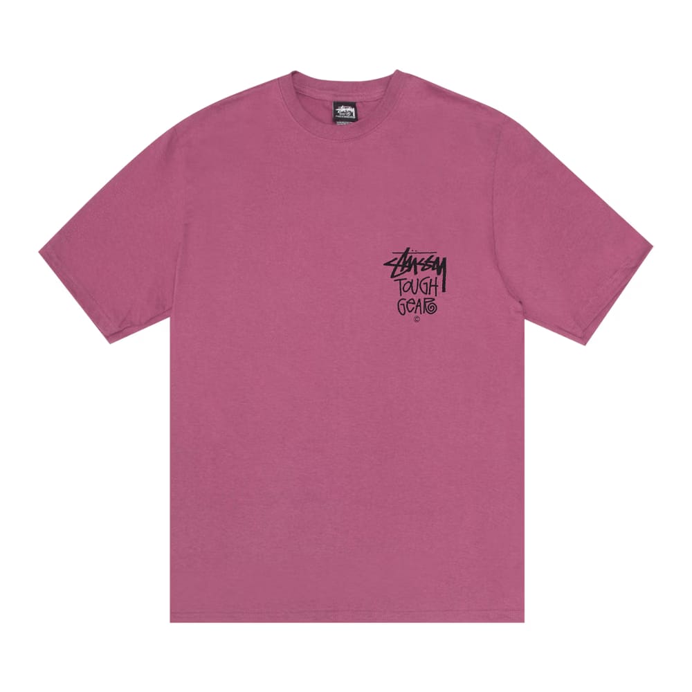 Stussy Tough Gear T-Shirt Berry