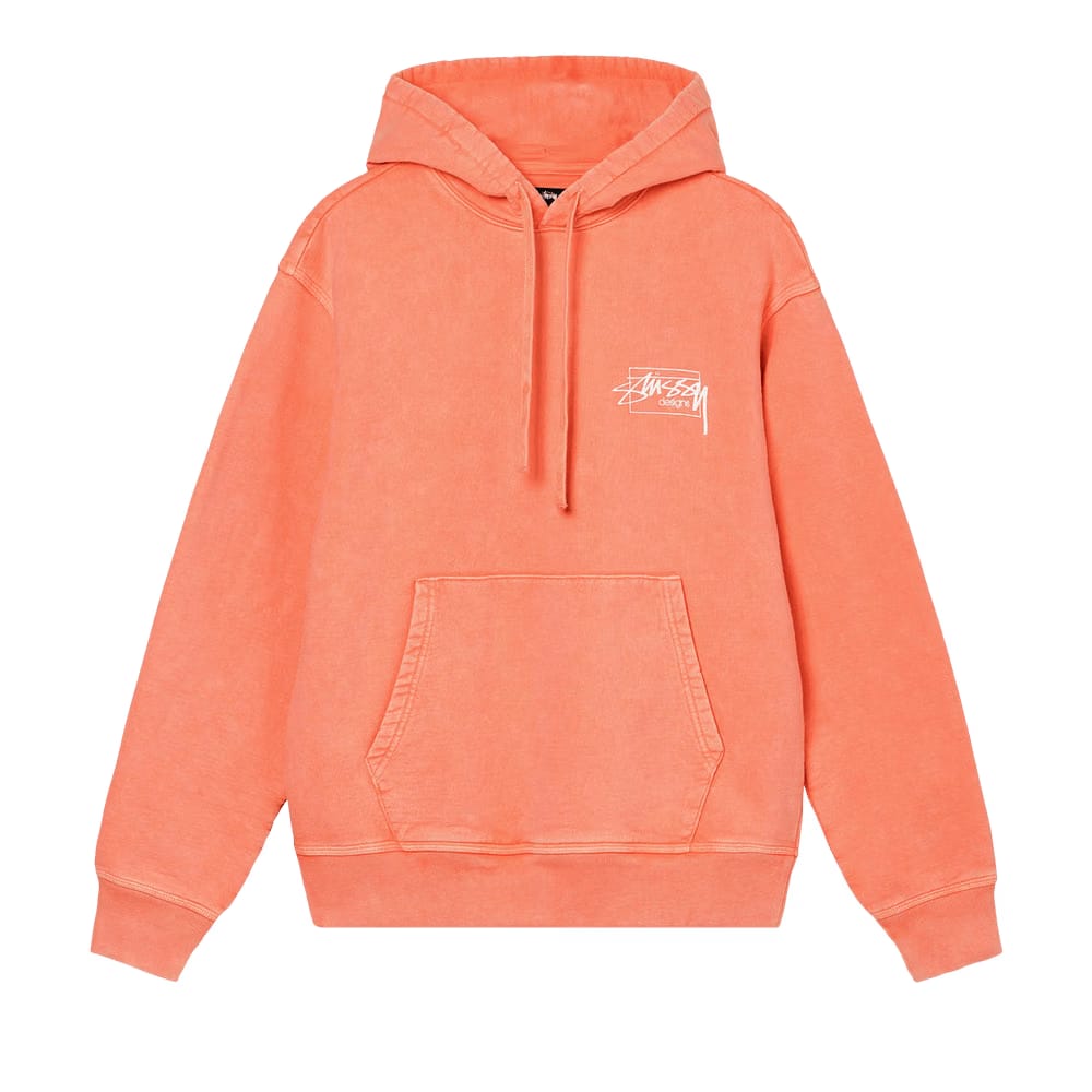 Stussy Dyed Stüssy Designs Hoodie Peach