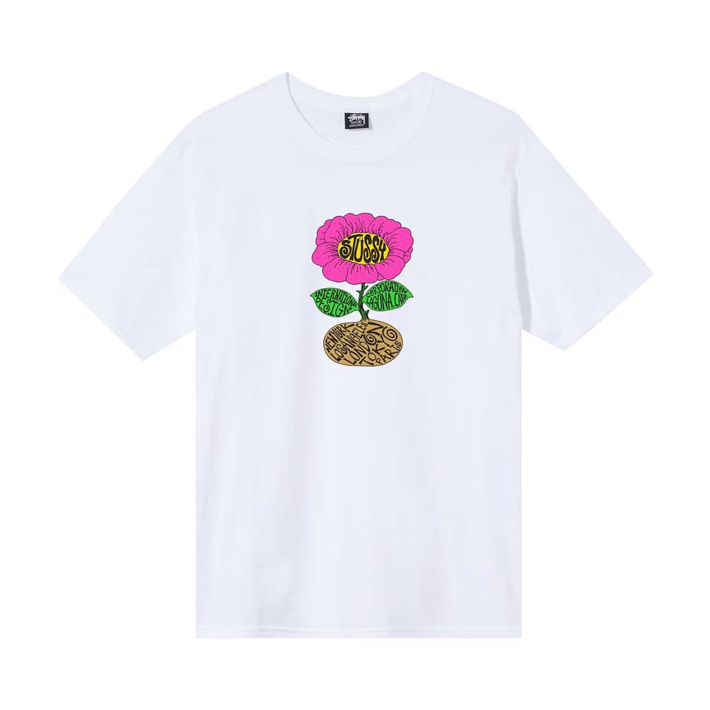 Stussy Sunflower T-Shirt White