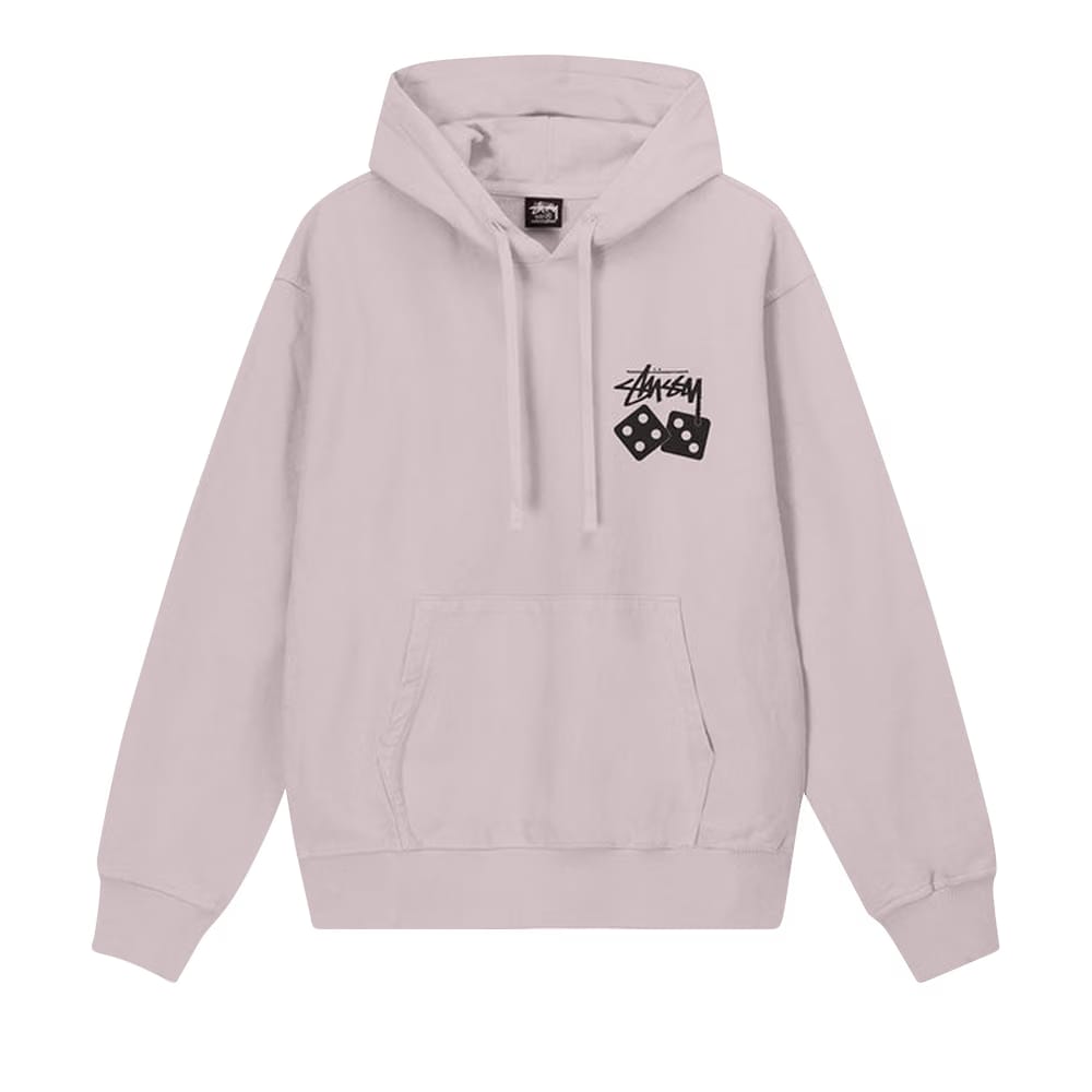 Stussy Dice Pigment Dyed Hoodie Blush