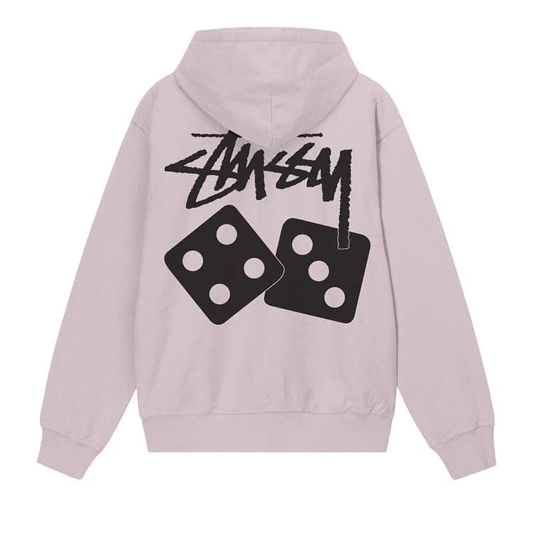 Stussy Dice Pigment Dyed Hoodie Blush
