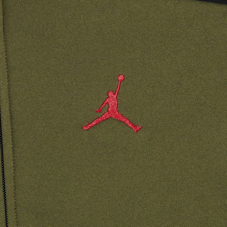 Supreme x Jordan Tricot Track Jacket Olive