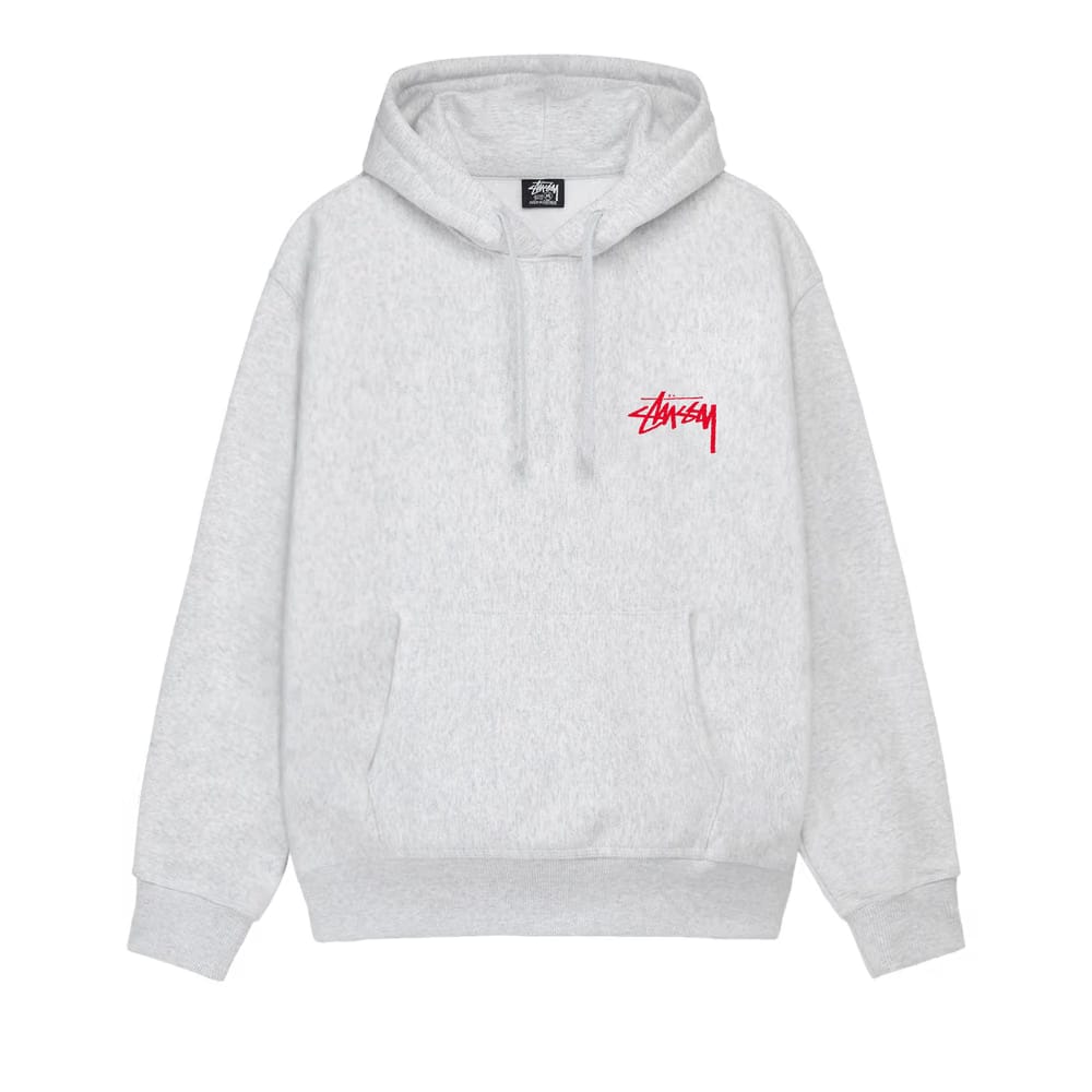 Stussy Skate Tough Hoodie Ash Heather