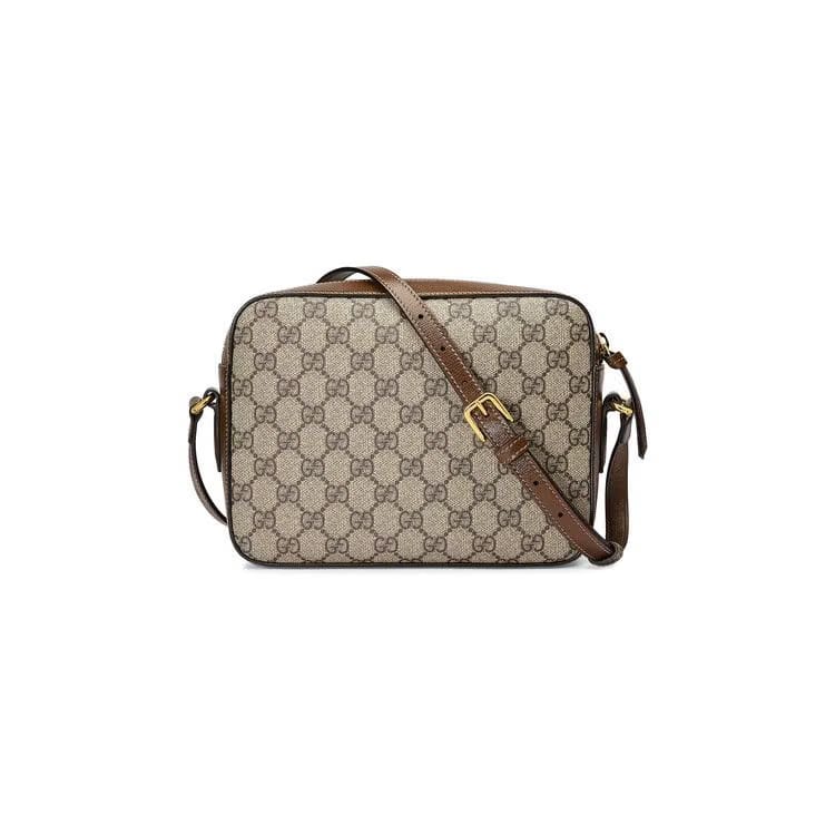 Gucci Horsebit 1955 Small Shoulder Bag Beige/Ebony