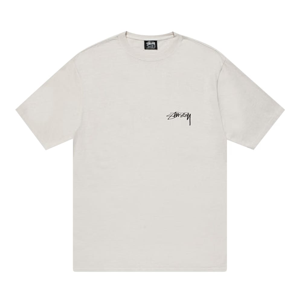Stussy 100% Pigment Dyed T-Shirt Natural