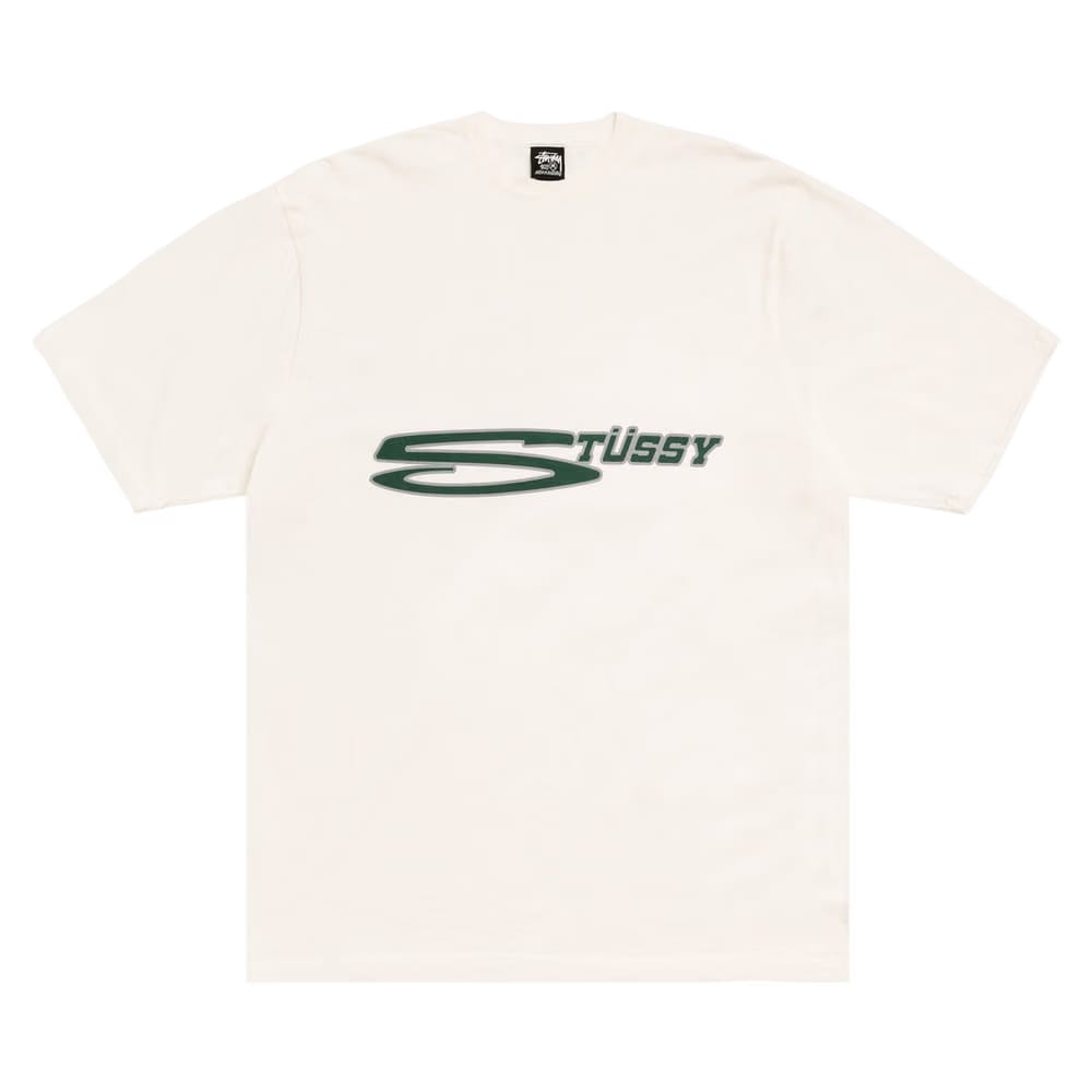 Stussy Stretch T-Shirt Pigment Dyed Natural